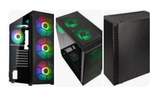AMD ARYZE 1000 Gaming PC with RGB lighting, front angle