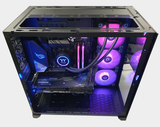 Intel i9 Asteroid COF7 Gaming PC, top side angle