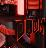 DOOM insignia GPU support bracket