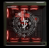 DOOM Hell Edition PC, side with tempered glass panel