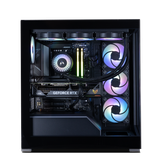 Frontier Gaming PC, side with glass panel on
