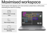 HP ZBook Ultra G1a AI - maximised workspace