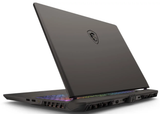 MSI Vector 16 laptop, rear view